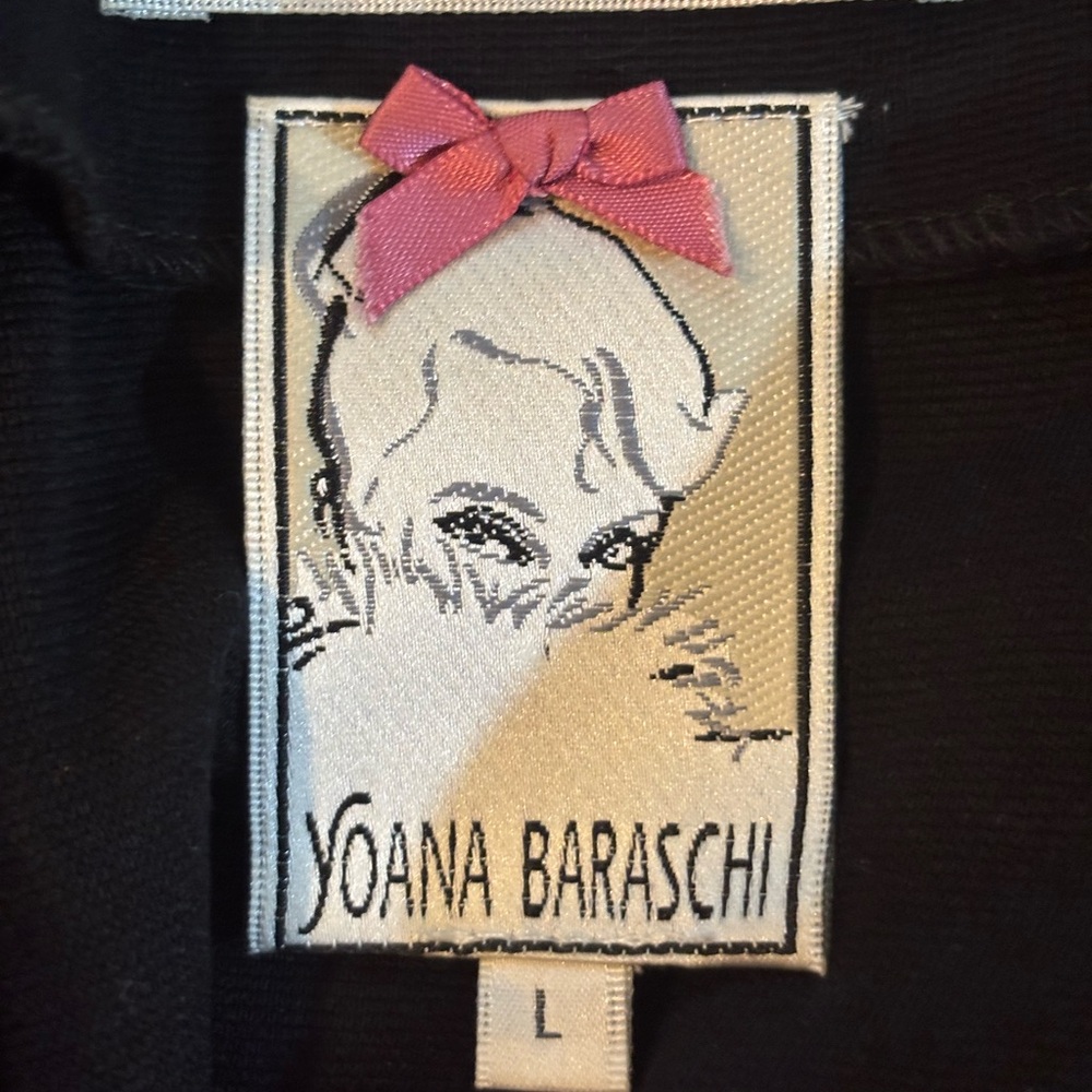 Yoana Baraschi Vibrant Pink and Black Mini Dress - Picture 4 of 6